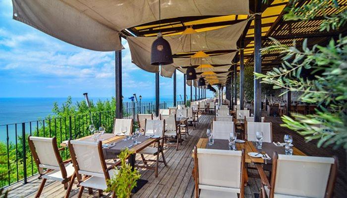 Happy Studio Sea View Topola Buitenkant foto